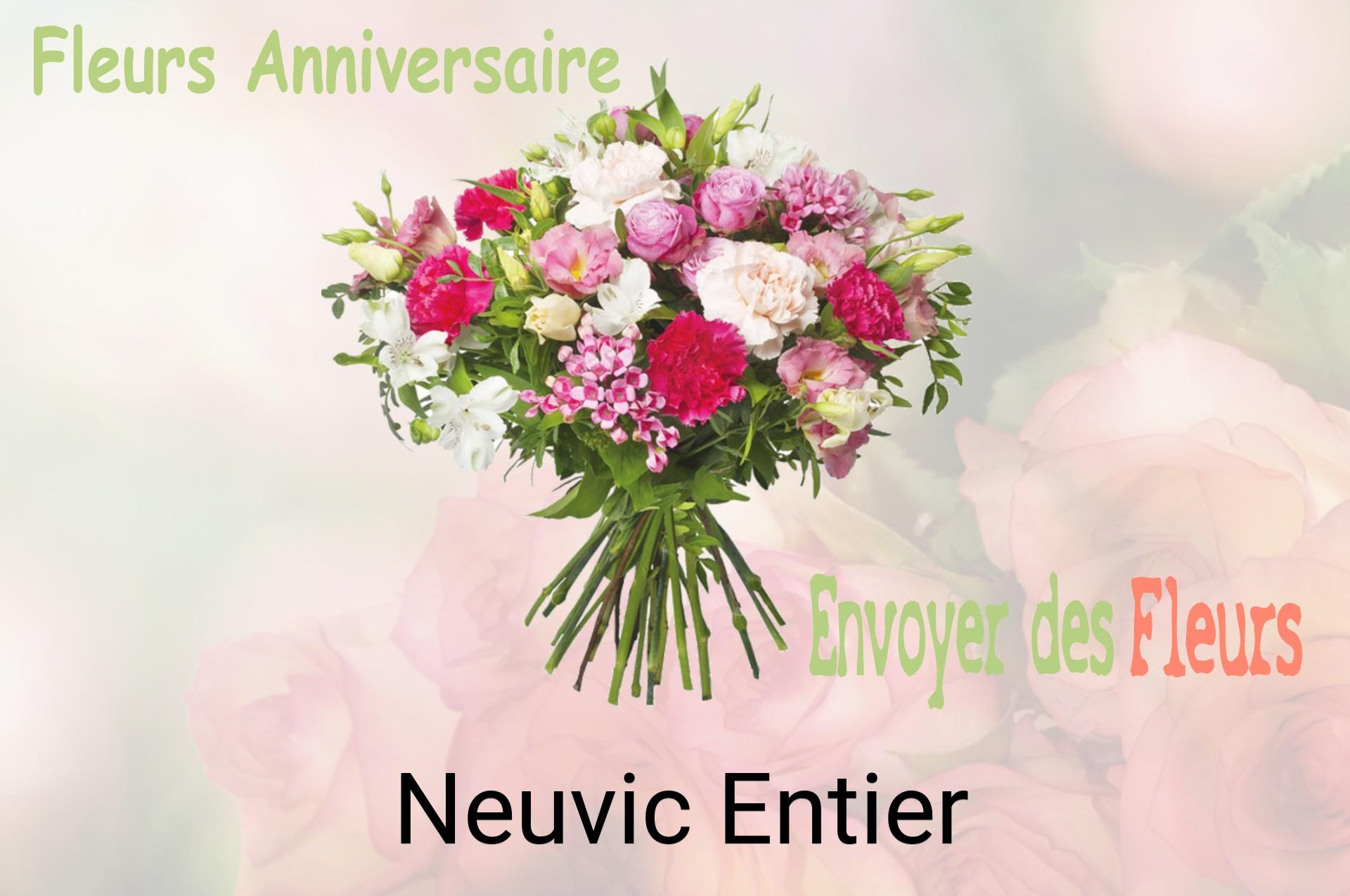 Bouquet de fleurs d’anniversaire livré à Neuvic-Entier